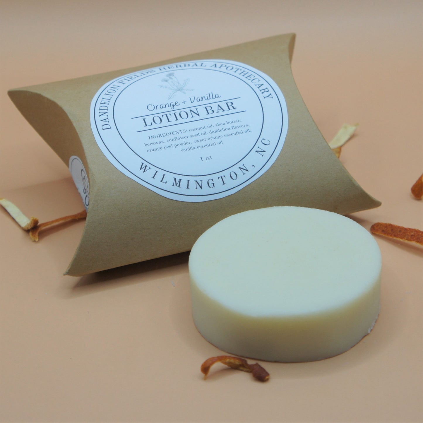 Orange + Vanilla Lotion Bar