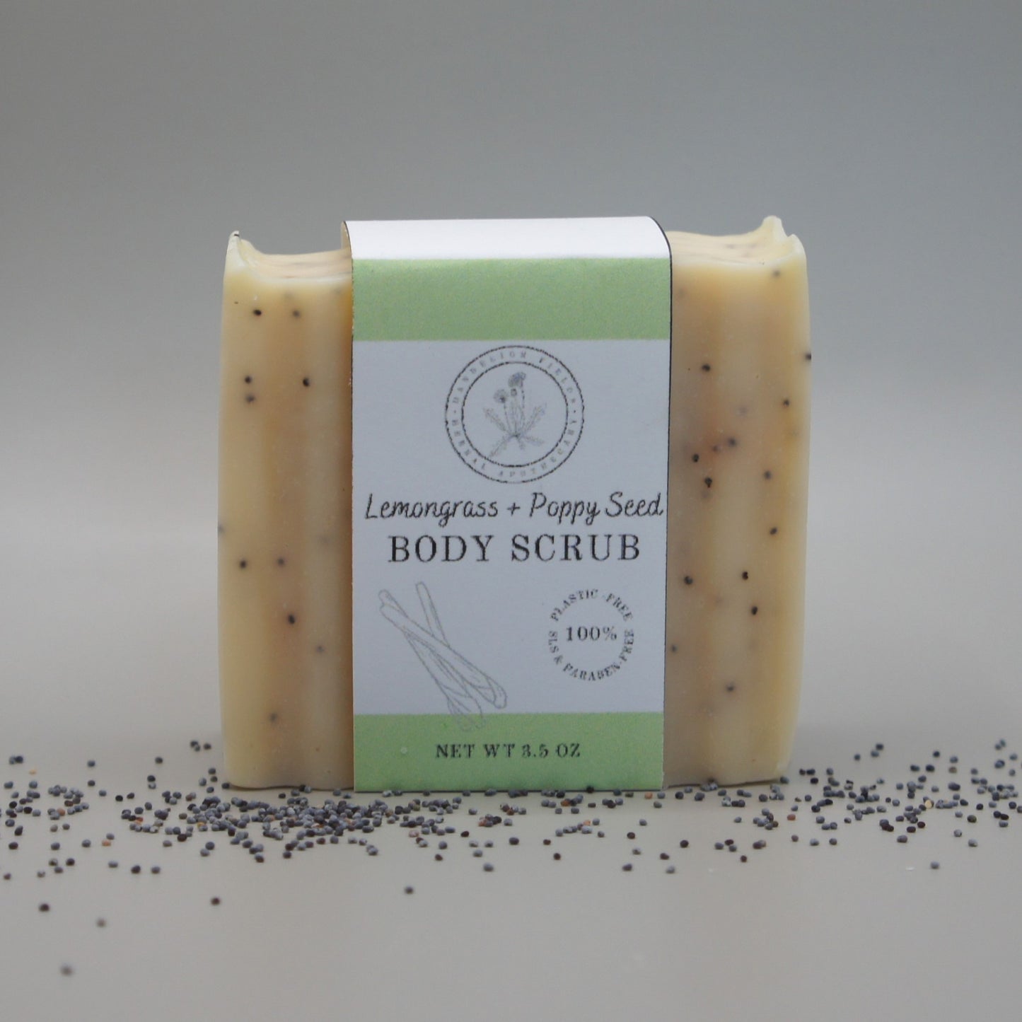 Lemongrass + Poppy Seed Body Scrub