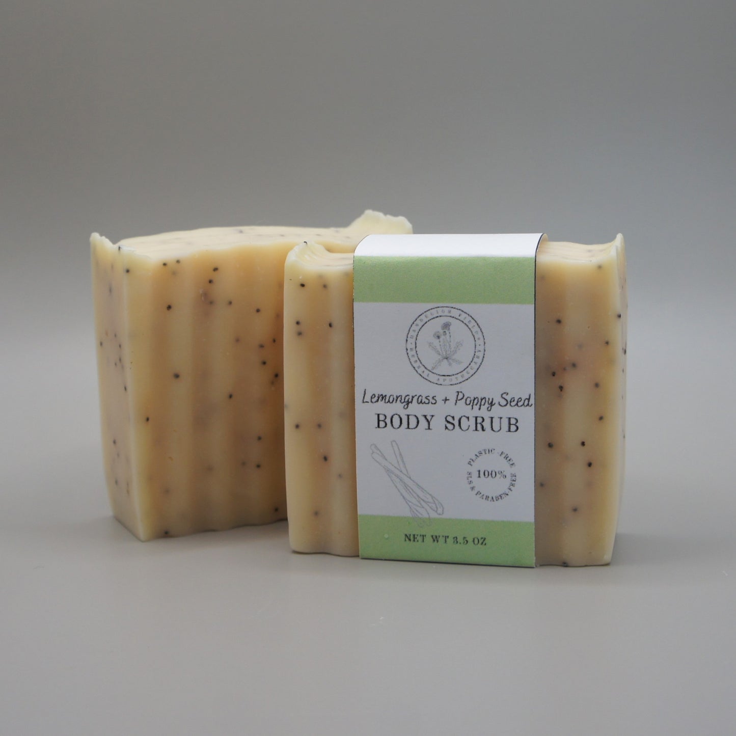 Lemongrass + Poppy Seed Body Scrub