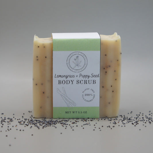 Lemongrass + Poppy Seed Body Scrub