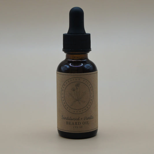 Sandalwood + Vanilla Beard Oil